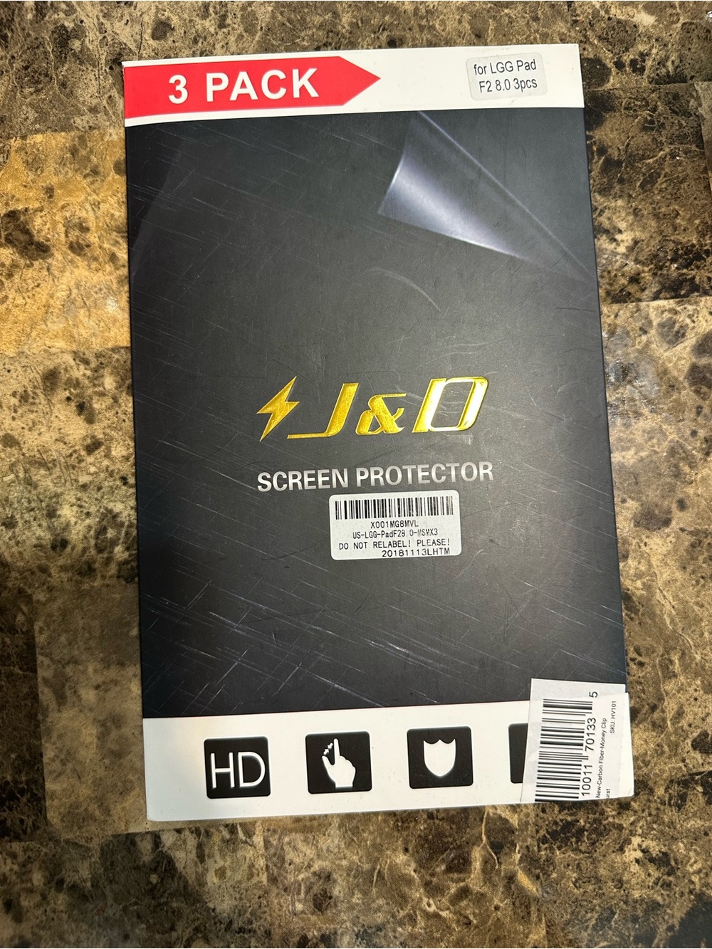 LG Black Screen Protector 3-Pack (HD)